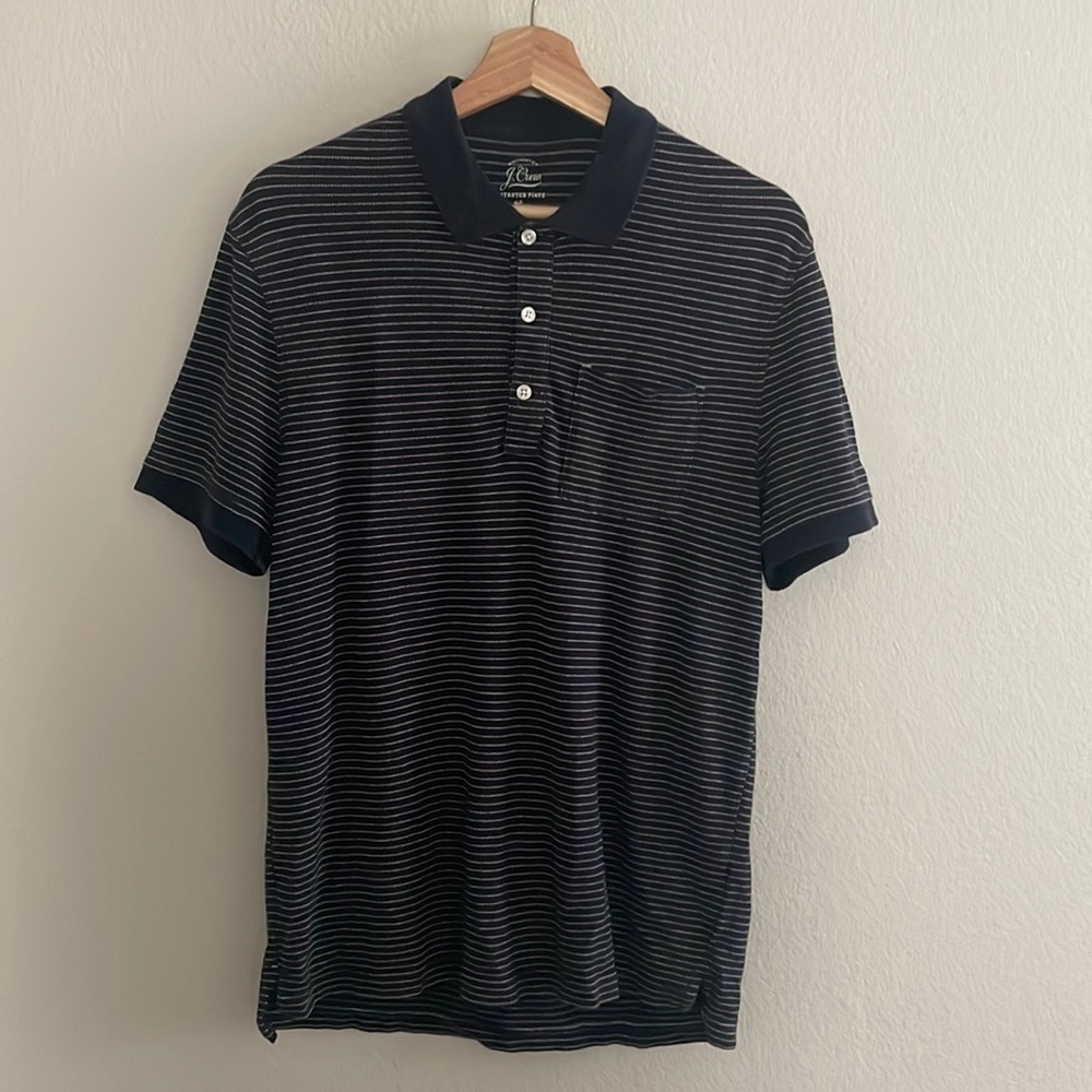 J. Crew Stretch Pique Polo